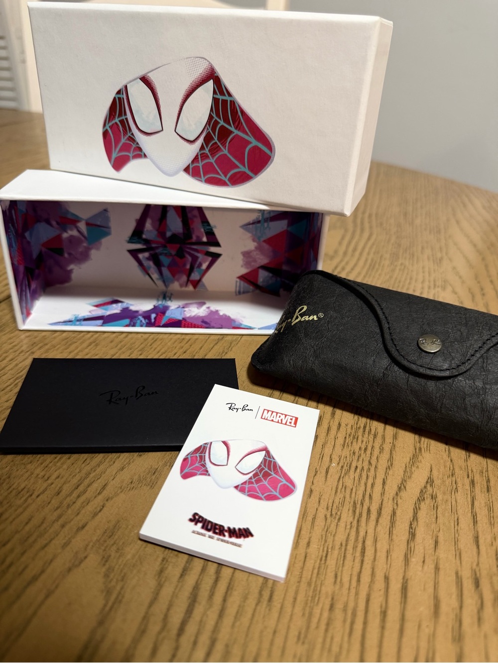 Ray-Ban Marvel Spider-Man Ghost Spider Themed Kids Glasses Case